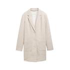 Tom Tailor Jacke "spring coatigan" Damen sand stone beige melange, Gr. M, Polyester, Jacken outdoor