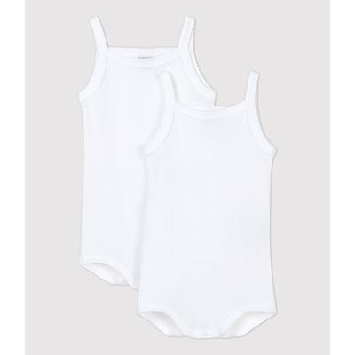 Pack of 2 Strappy Bodysuits in Organic Cotton