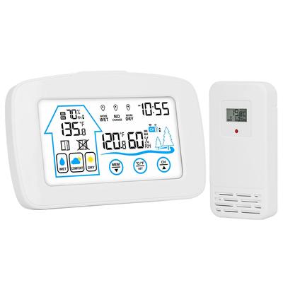 Digital LCD Weather Station with Clock Thermometer and Humidity Monitor