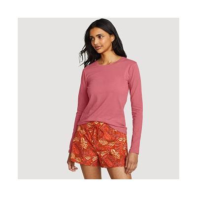 Eddie Bauer Women's Tempo Light Long-Sleeve T-Shirt - Raspberry - Size M