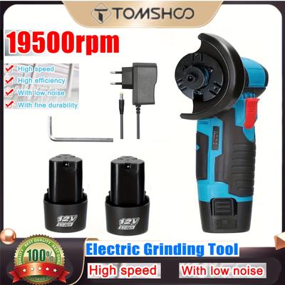 TEMU Tomshoo 19500rpm Mini Small Angle Grinding Machine Home Angle Grinding Machine Multi Functional Small Handheld Polishing Machine Electric Grinding Machine Grinding Machine Image