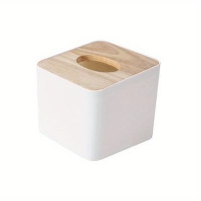 TEMU Rectangular Tissue Box Lid - Plastic, For & Use Image