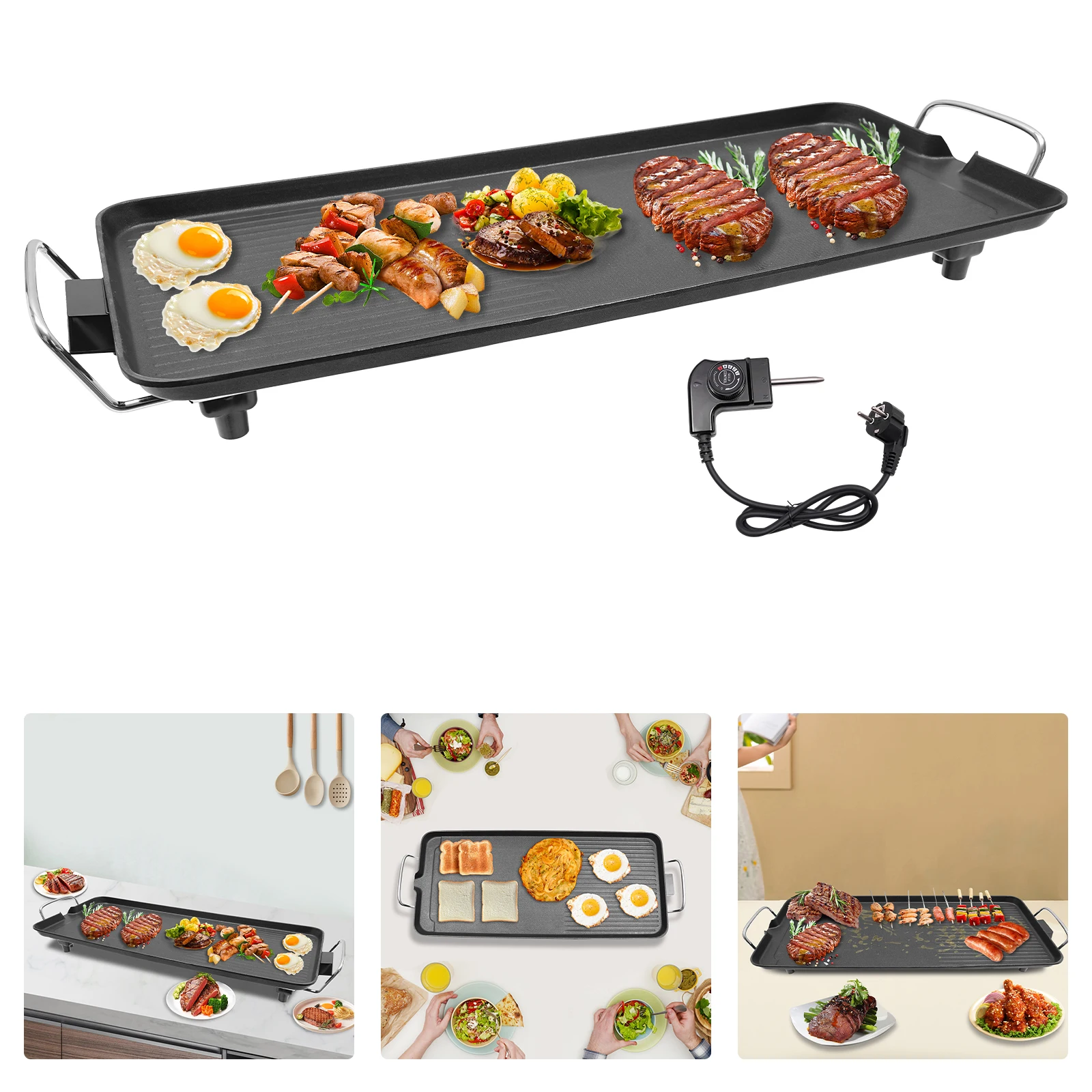 Outdoor-Grill, Elektrogrill, Barbecue-Grill für Outdoor-Camping-Hinterhof Image