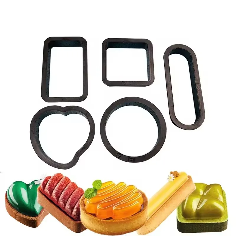 Silikon Torten formen Antihaft-Back ringe perforierte Kuchen form Gebäck formen für Dessert Brot kuchen Küche Backwerk zeuge