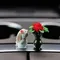 Decorazione per auto coniglietto accessori per auto nuova Console bambola carina ciondolo per interni auto decorazione per auto decorazione per auto fresca piccola margherita