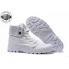PALLADIUM Pallabrouse Alle Weiße Turnschuhe Männer High-top Walking Stiefeletten Leinwand Casual Schuhe Männer Casual Schuhe Größe 35-45