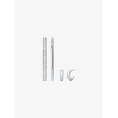 Michael Kors Precious Metal-Plated Brass 3-Piece Pavé Gift Set