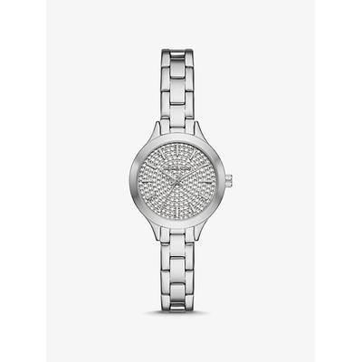 Michael Kors Petite Aspyn Pavé Silver-Tone Watch