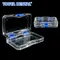 Boîte de rangement en plastique transparent pour prothèses dentaires, membrane de film, matériau