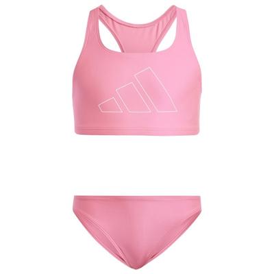 adidas - Kid's Bold Bars Bikini - Bikini Gr 152 rosa