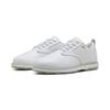Golfschuh PUMA "Avant 2 Golfschuhe Damen", Gr. 38.5, weiß ash gray feather, Obermaterial: Textil, Synthetik, Kuhleder; Futter: Textil, Synthetik; Innensohle: Textil; Laufsohle: Gummi, Schuhe