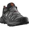 Wanderschuh SALOMON "X ULTRA 360 LTR", Gr. 42, sharkskin, asphalt, caramel cafe, Leder, Textil, sportlich, Schuhe, t