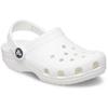 Clog CROCS "Classic Clog K", Kinder, Gr. 24, weiß, Croslite, unifarben, sportlich, Schuhe, Hausschuh, Schlappen, Sandale mit Fersenriemen