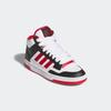 Sneaker ADIDAS SPORTSWEAR "RAPID COURT MID", Damen, Gr. 38,5, core schwarz, team power rot 2, cloud weiß, Synthetik, Leder, sportlich, Schuhe, Sneaker, Schnürboots, Winterschuhe