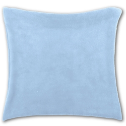 Bestlivings Kissenhülle "Kuschel" ca. 30x30cm blau - babyblau ohne Füllung Image