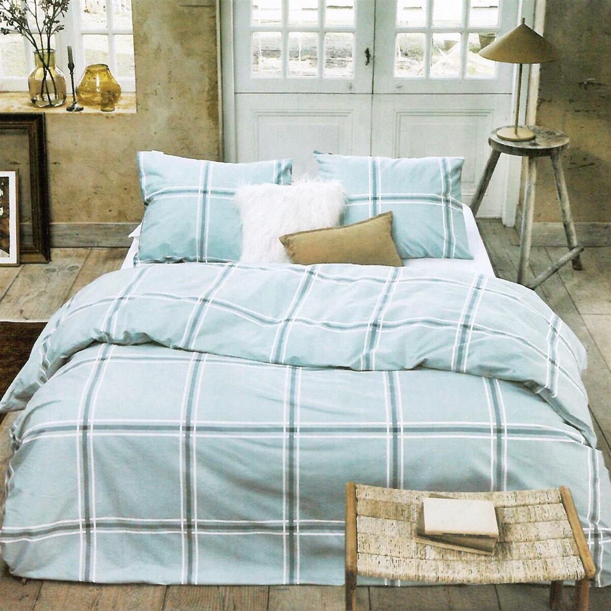 Bestlivings Bettwäsche-Set (155x220cm) Soft Squares Image