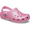 Clog CROCS "Classic Clog", Kinder, Gr. 24, rosa (rosa glitzer), Croslite, schimmernd, Glitzer, casual, Schuhe, Glitzerschuh, Babyschuh, Sommerschuh mit allover Schimmer