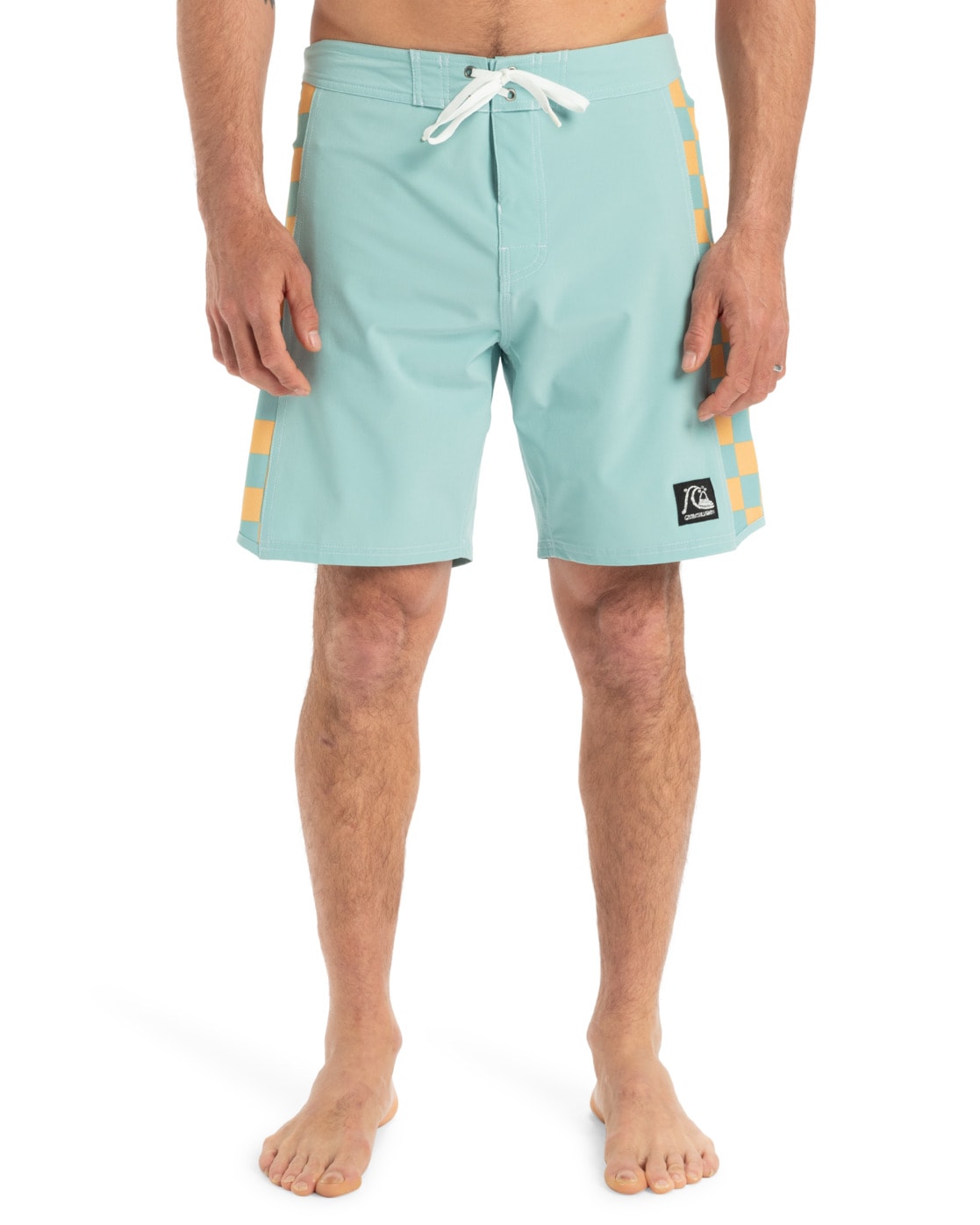 Boardshorts QUIKSILVER "Original Arch 18", Herren, Gr. 32M, blau (aquifer), 92% Polyester, 8% Elasthan, Hosen Image