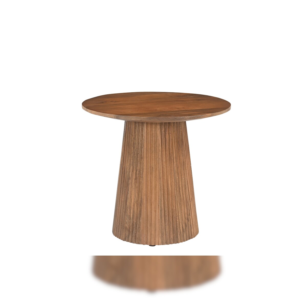 SIT Möbel Beistelltisch Ø 50 cm | runde Tischplatte | Mango massiv natur | B 50 x T 50 x H 46 cm | 14884-01 | Serie MANGO NATURAL Image