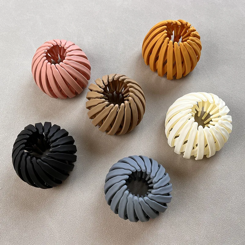 Mode Vogelnest Haars pangen für Frauen matte Haar Krallen clips Pferdes chwanz Haarschmuck für Frauen Mädchen Image