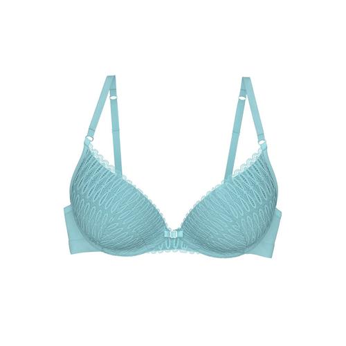 Triumph Push-Up BH Damen blau, 75A