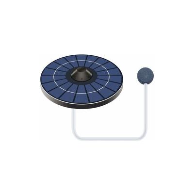 Solar-Teichbelüfter, Sauerstoffpumpe mit Luftschlauch und Blasenstein, schwimmender Wassertank, Image
