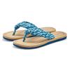 Badezehentrenner ELBSAND, Damen, Gr. 42, blau (petrol), Obermaterial: 100% Textilmaterial. Futter: 100% Textilmaterial. Decksohle: 100% Synthetik. Laufsohle: 100% Synthetik, gemustert, casual, Schuhe, Sandale, Pantolette, Badeschuh ultraleicht VEGAN