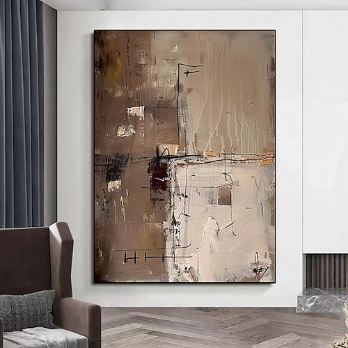 handgefertigte Ölgemälde Leinwand Wandkunst Dekoration moderne abstrakte dekorative Bilder für Wohnzimmer Wohnkultur gerollt rahmenlose ungedehnte Malerei Image