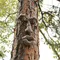 Vieil homme arbre Hugger jardin Peeker cour Art extérieur arbre drôle vieil homme visage Sculpture fantaisiste arbre visage jardin décoration