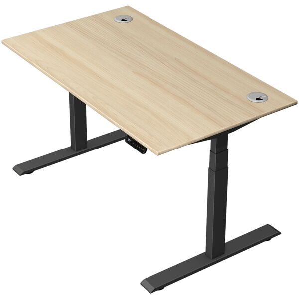 Kerkmann Steh-Sitztisch »Move 2 Plus« 140 x 80 cm - Gestell anthrazit Ahorn, 140x127x80 cm Image