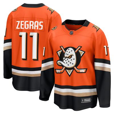 Anaheim Ducks Fanatics Branded Breakaway Heimtrikot - Orange - Trevor Zegras - Herren Image