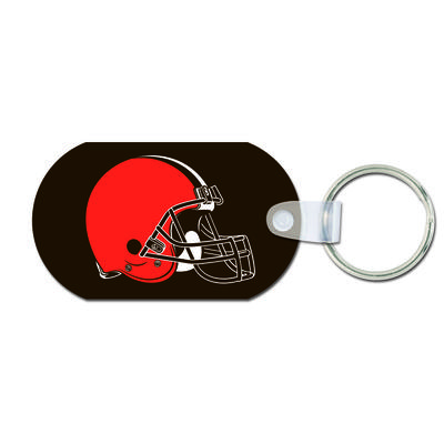 Cleveland Browns Metall-Logo-Schlüsselanhänger – Aluminium Image