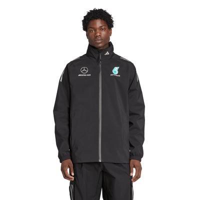 Mercedes AMG Petronas adidas F1 Team Mechanics Regenjacke – Schwarz Image