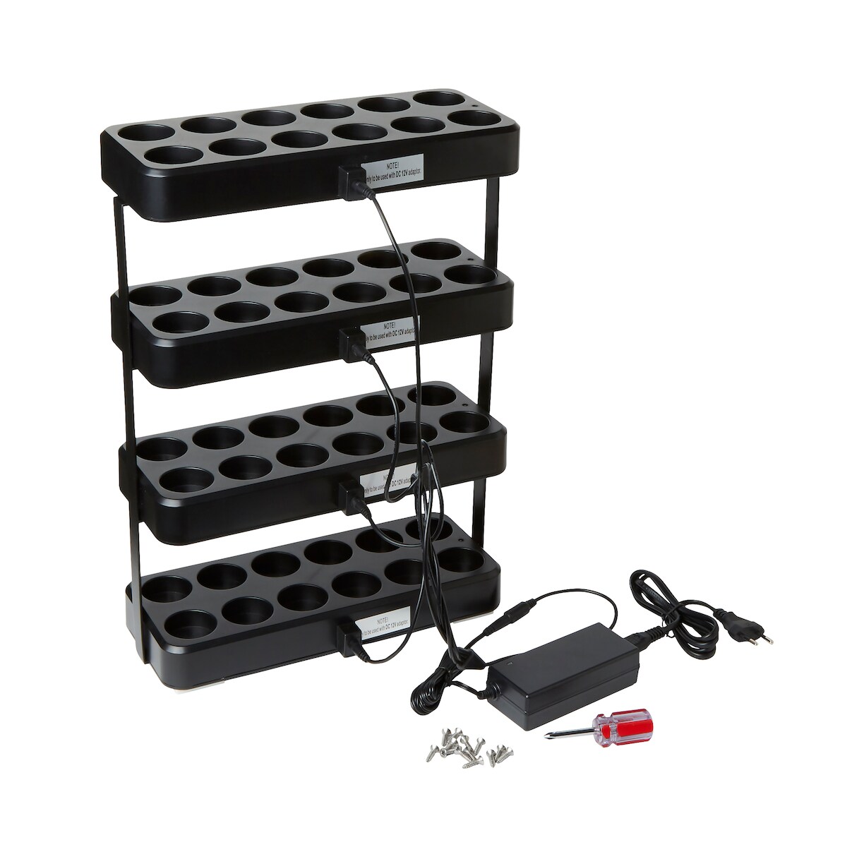 Duni LED-Ladestation Gestell 430 x 305 Schwarz für 48 Lampen Image