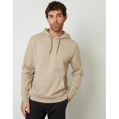 Threadbare Men's Stone Mock T-Shirt Pullover Hoodie