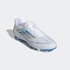 Fußballschuh ADIDAS PERFORMANCE "F50 CLUB FG/MG", Gr. 41, weiß (cloud weiß, silber metallic, cloud weiß), Synthetik, sportlich, Schuhe
