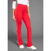 Jazzpants KANGAROOS, Damen, Gr. 44, N-Gr, rot (rot, weiß), Jersey, Obermaterial: 95% Baumwolle, 5% Elasthan, unifarben, unifarben mit Farbeinsatz, casual, bequem lang, Hosen, mit kontrastfarbenem Piping - NEUE KOLLEKTION