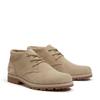 Schnürschuh TIMBERLAND "BRITTON SQUARE MID LACE UP BOOT", Herren, Gr. 44,5, lt braun suede, Leder, sportlich, Schuhe