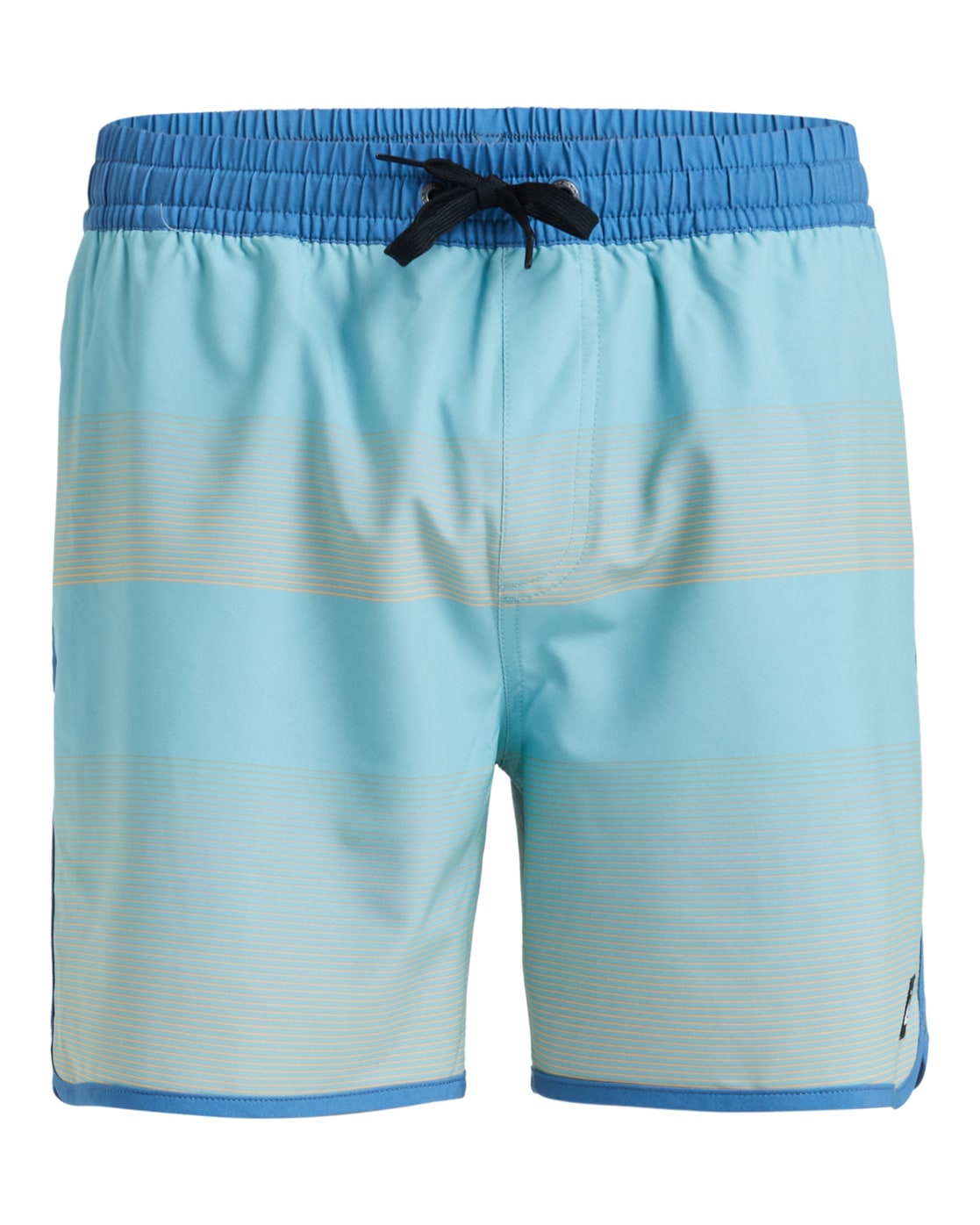 Boardshorts QUIKSILVER "Surfsilk Scallop 16", Herren, Gr. S, aquifer tijuana, 92% Polyester, 8% Elasthan, Hosen Image
