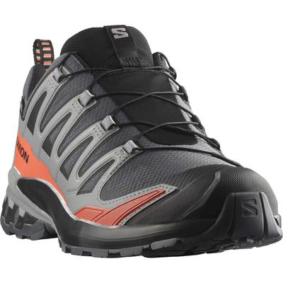 Trailrunningschuh SALOMON "XA PRO 3D V9 GTX", Gr. 45, turbulence, schwarz, burnt ochre, Synthetik, Textil, sportlich, Sc