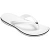 Zehentrenner CROCS "Crocband™ Flip", Damen, Gr. 42, weiß, Croslite, sportlich, Schuhe, Badeschuh, Sommerschuh, Sandale mit Fußbett