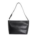 Shopper CALVIN KLEIN "EMBOSSED LOGO MEDIUM SHOPPER", Damen, Gr. B/H/T: 40,5cm x 25cm x 12,5cm, schwarz, Polyester, Lederimitat, Taschen, große Umhängetasche, Schultertasche, Einkaufstasche Damen
