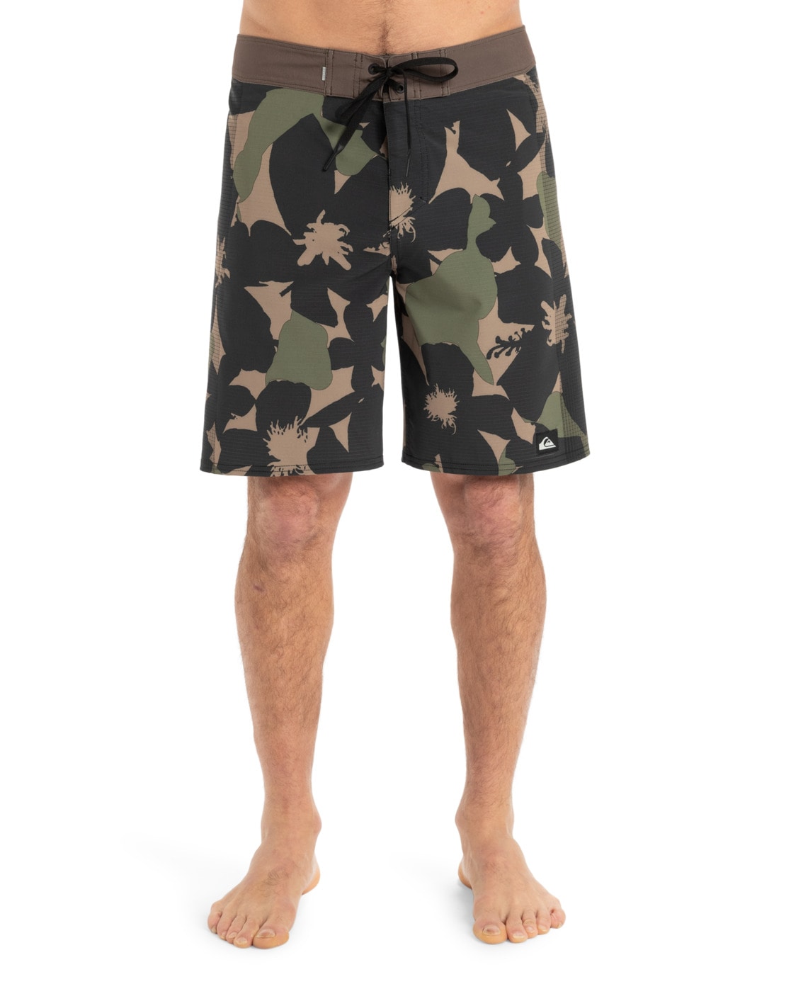 Boardshorts QUIKSILVER "Highline Arch 19", Herren, Gr. 33ML, grape leaf handtman, 88% Polyester, 12% Elasthan, Hosen Image