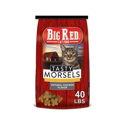 Big Red Tasty Morsels Dry Cat Food, 40-lb bag
