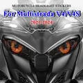 Misura per Ducati Multistrada V4S 2021 - 2024 Adesivo per faro moto