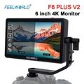 FEELWORLD F6 PLUS V2 6 pollici su fotocamera DSLR Monitor da campo Touch Screen IPS FHD 1920x1080 Video 4K Monitor per fotocamera Canon Nikon
