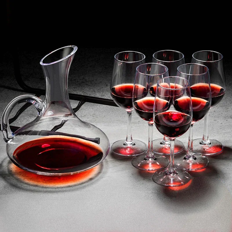 Set di bicchieri da vino rosso Decanter per vino per la casa Bicchieri da vino Lussuoso calice da vino in vetro in stile europeo