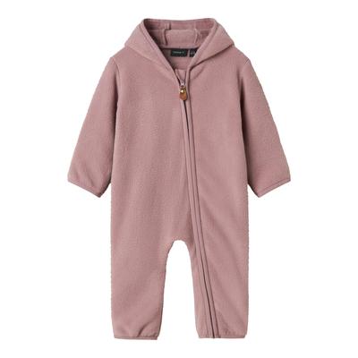 Overall NAME IT "NBNMEEKO SUIT SOLID", Baby, Gr. 50 (56), N-Gr, lila (elderberry), Web, Obermaterial: 100% Polyester, un