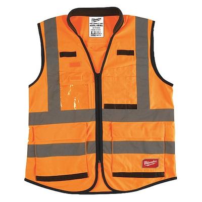 MILWAUKEE TOOL 48-73-5054 Class 2 High Visibility Orange Performance Safety