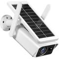 Telecamera di sicurezza solare per esterni 1080P 3MP Batteria ricaricabile Telecamera di
